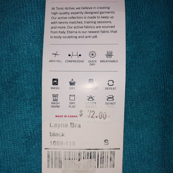 NWT sports bra with mesh detail - Picture 5 of 5